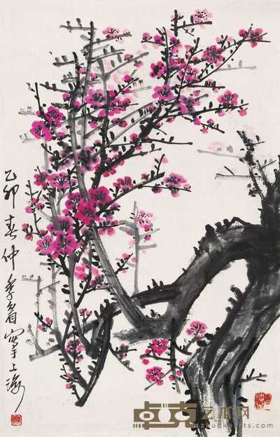 王传焘 梅花 镜心 53×34cm